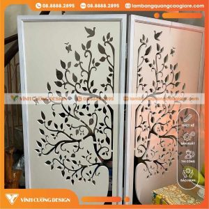Ứng dụng của cắt khắc vách ngăn hoa văn trong thực tế