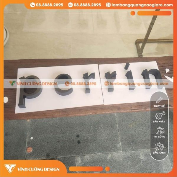 Ứng dụng độc đáo của gia công chữ nổi Inox đen theo từng ngành