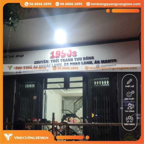 Ứng Dụng & Hiệu Quả Thực Tế Làm Bảng Hiệu Alu Cửa Hàng