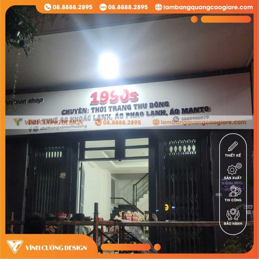 Ứng Dụng & Hiệu Quả Thực Tế Làm Bảng Hiệu Alu Cửa Hàng