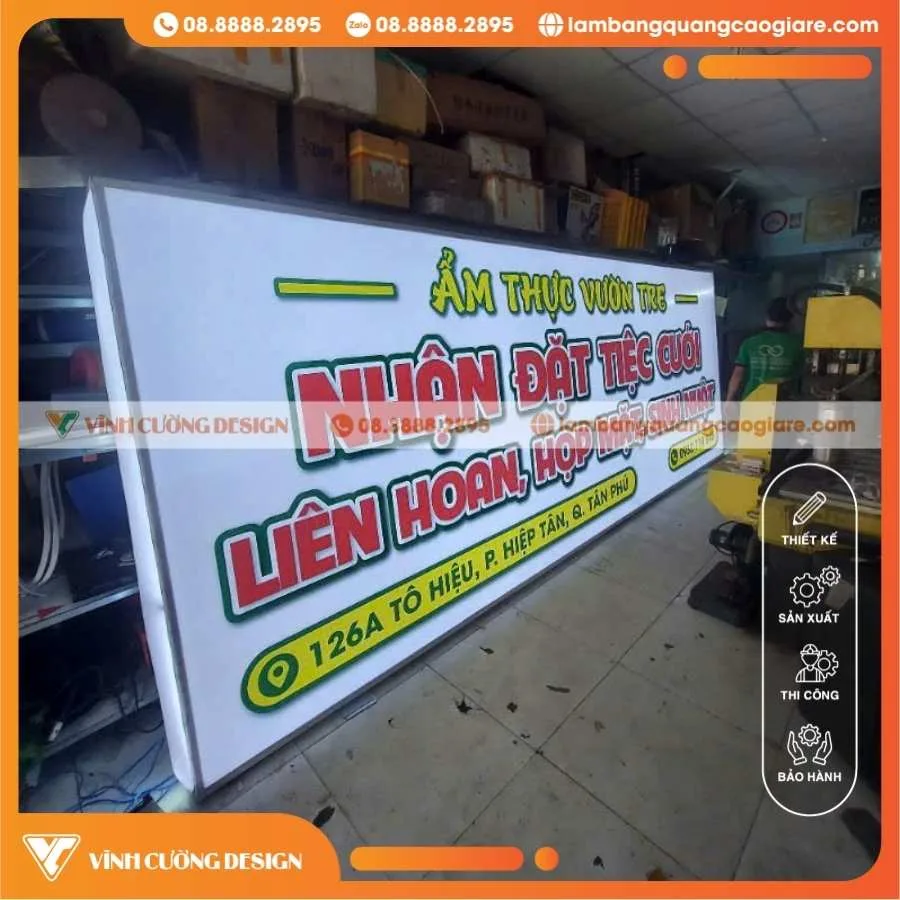 Ứng dụng thực tế của bảng hiệu hộp đèn 3M