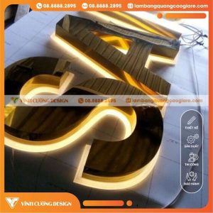 Ứng dụng thực tế của chữ Inox trong quảng cáo