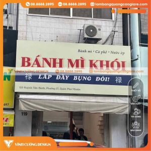 Ưu Điểm Khi Sử Dụng Bảng Bạt Quảng Cáo Bánh Mì Khói