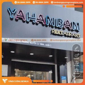 Ưu Điểm Nổi Bật Bảng Hiệu Alu Quán Bar Yahanibam