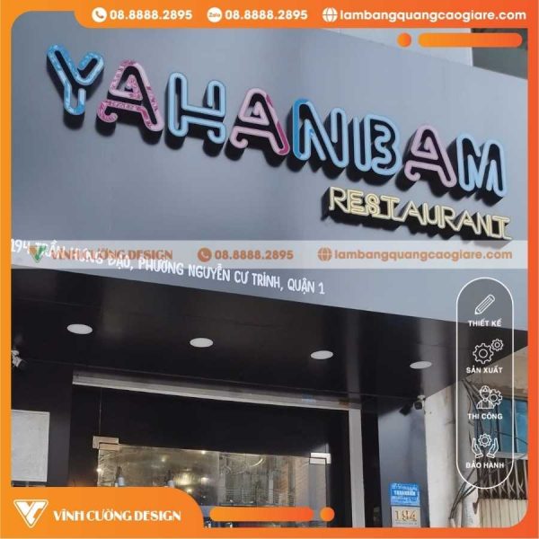 Ưu Điểm Nổi Bật Bảng Hiệu Alu Quán Bar Yahanibam