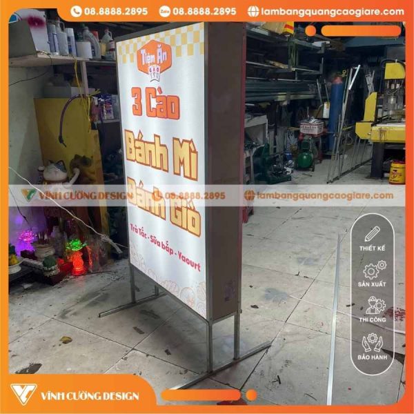 ƯU ĐIỂM NỔI BẬT CỦA HỘP ĐÈN BẠT CHÂN ĐỨNG QUÁN ĂN