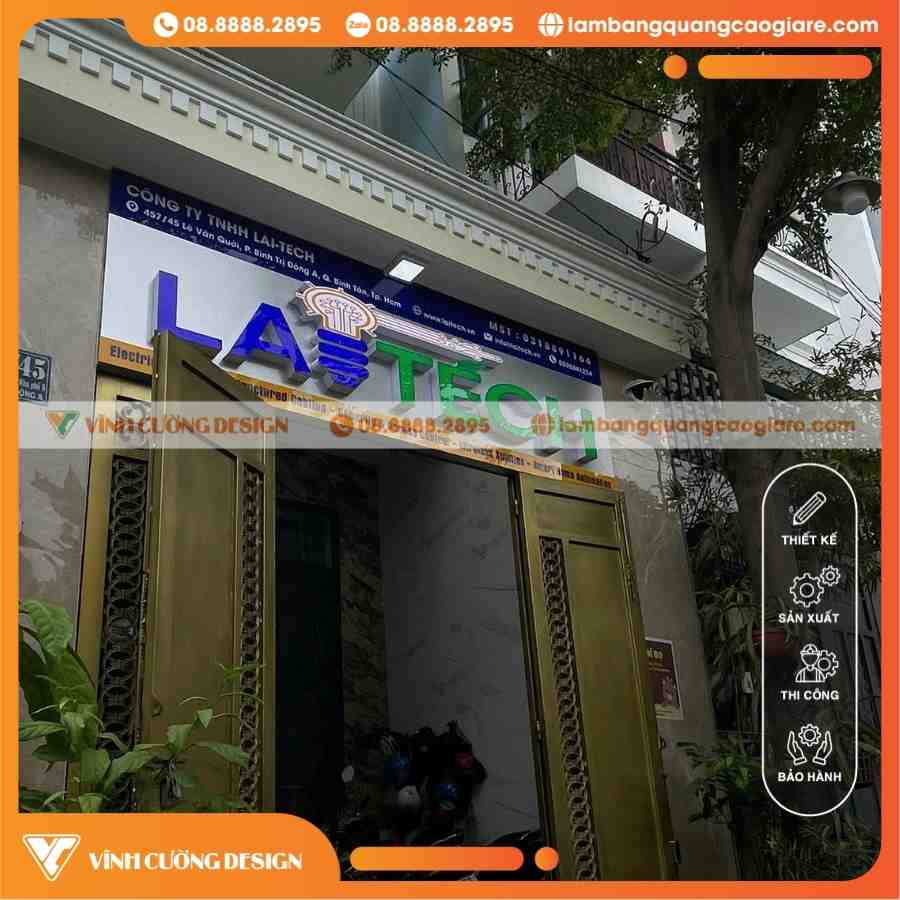 Ưu Điểm Nổi Bật Thi Công Bảng Hiệu Công Ty LaiTech