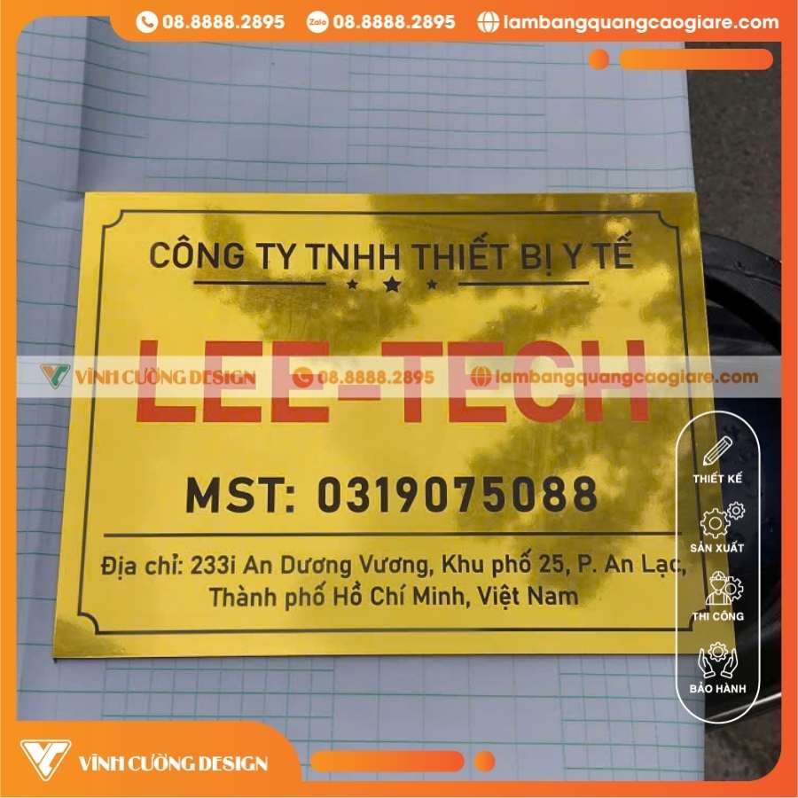 Ưu Điểm Về Chất Liệu Alu Vàng Gương & Công Nghệ In UV