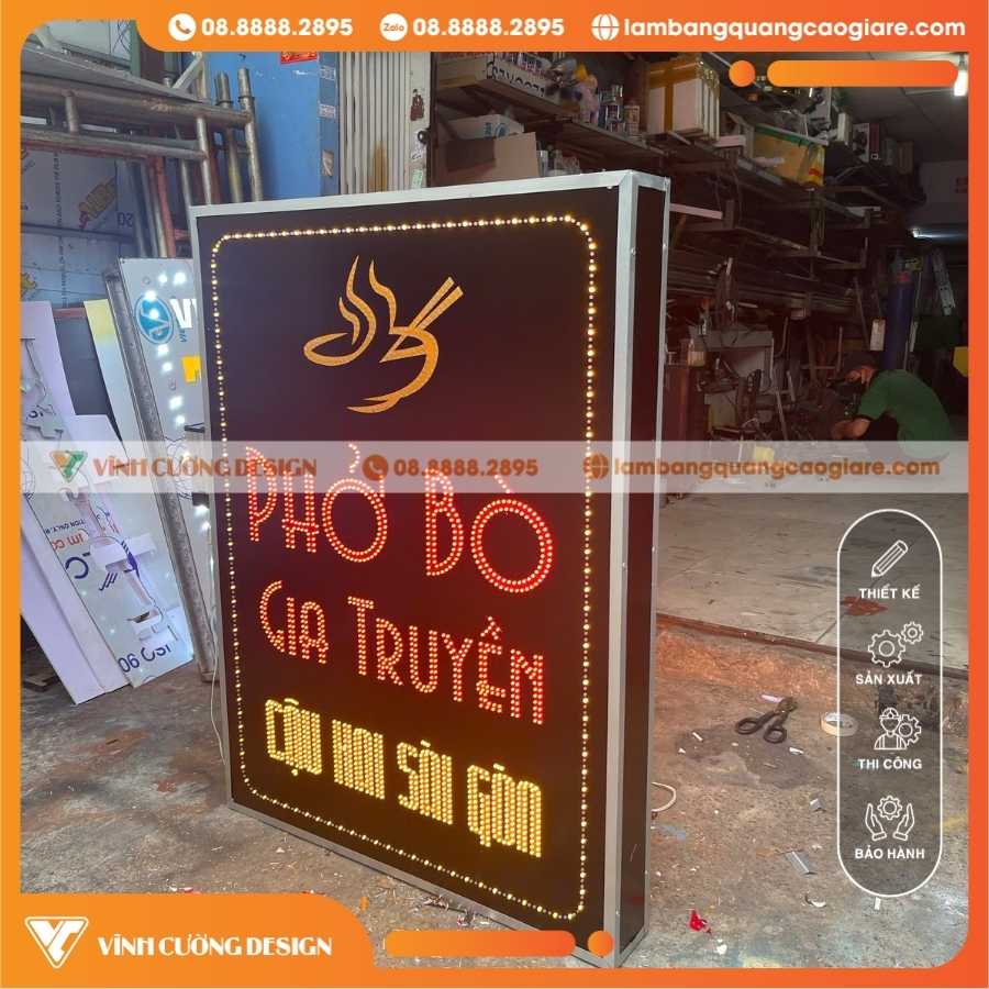 ƯU ĐIỂM VƯỢT TRỘI CỦA HỘP ĐÈN LED RUỒI CHÂN ĐỨNG VĨNH CƯỜNG DESIGN