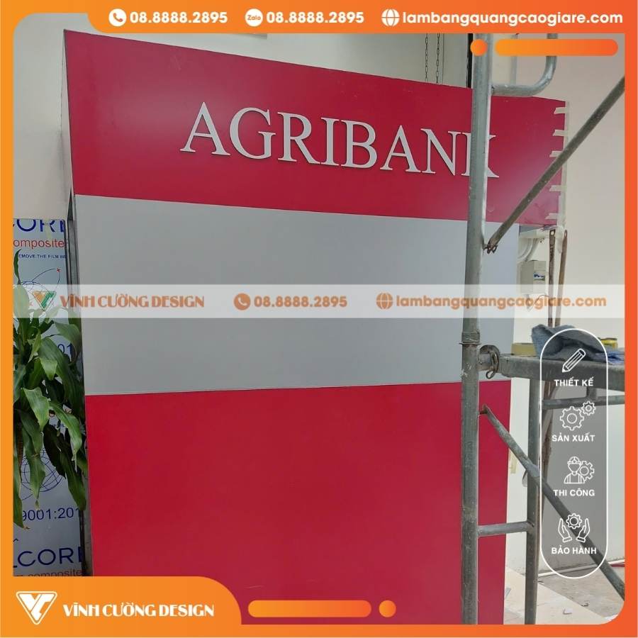 Vật liệu thường dùng khi thi công booth trụ ATM