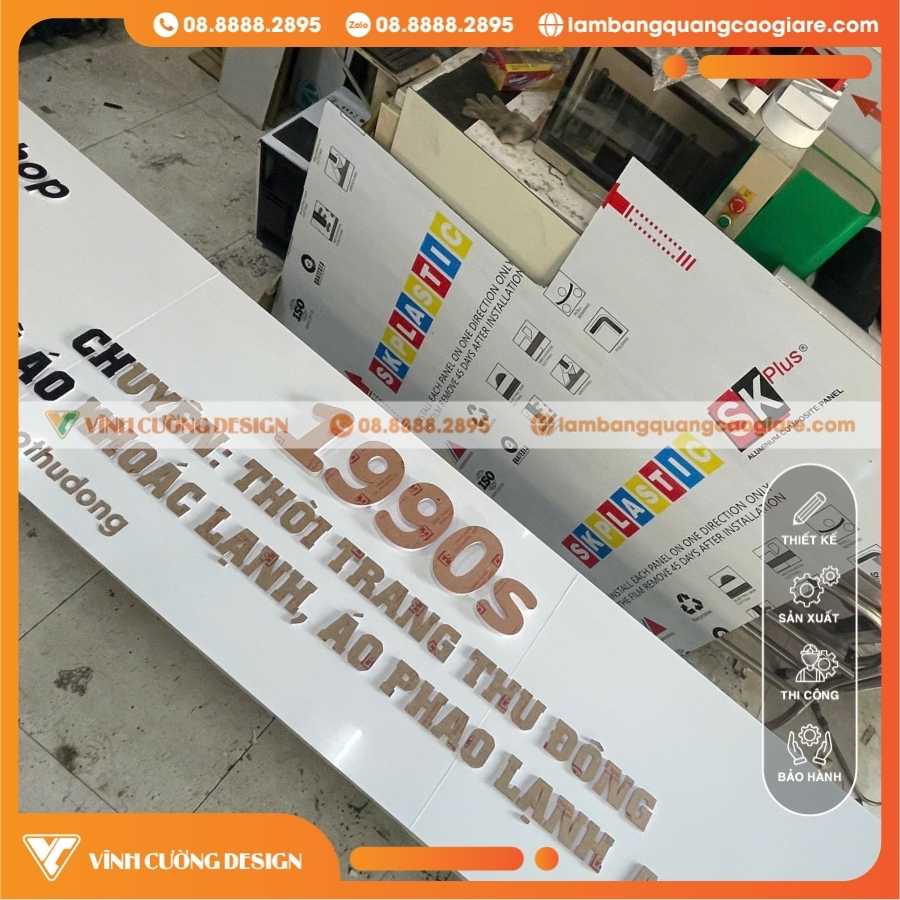 Yếu Tố Ảnh Hưởng Giá Thành Làm Bảng Hiệu Alu Cửa Hàng