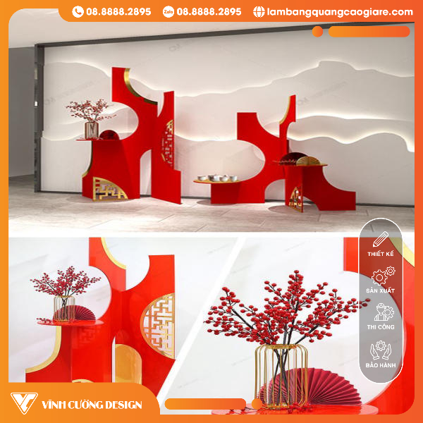 backdrop tết trung thu thiết kế thanh lịch