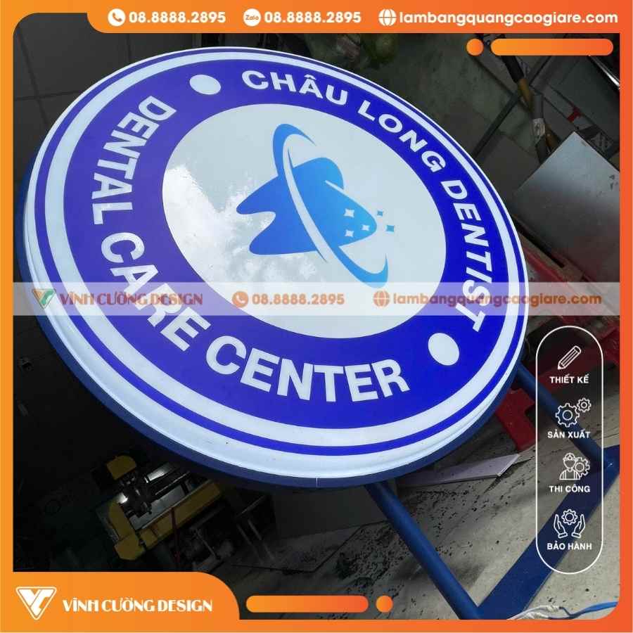 Bảng hiệu tròn mica led cho Nha Khoa: Đâu là lựa chọn đúng?