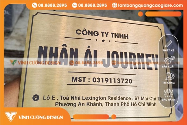Bí quyết thiết kế biển hiệu Công ty thu hút – đúng gu, xứng tầm