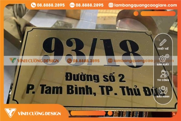 Biển hiệu Công ty Inox ăn mòn in UV