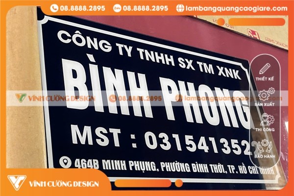 Biển hiệu Công ty và yếu tố phong thủy trong kinh doanh