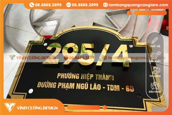 Biển hiệu văn phòng kết hợp công nghệ QR NFC