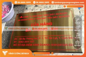 Chuyên Làm Bảng Tên Công Ty In UV Giá Rẻ Sắc Nét, Bền Đẹp