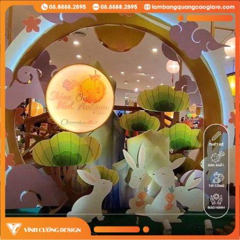 gia công trang trí trung thu mô hình trang trí