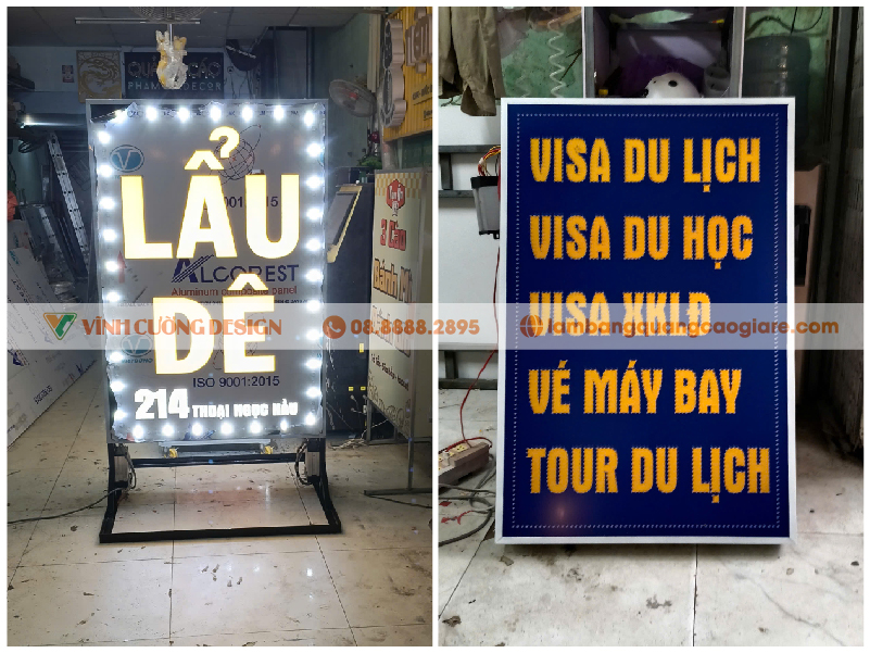 làm bảng hiệu đèn led ruồi giá rẻ