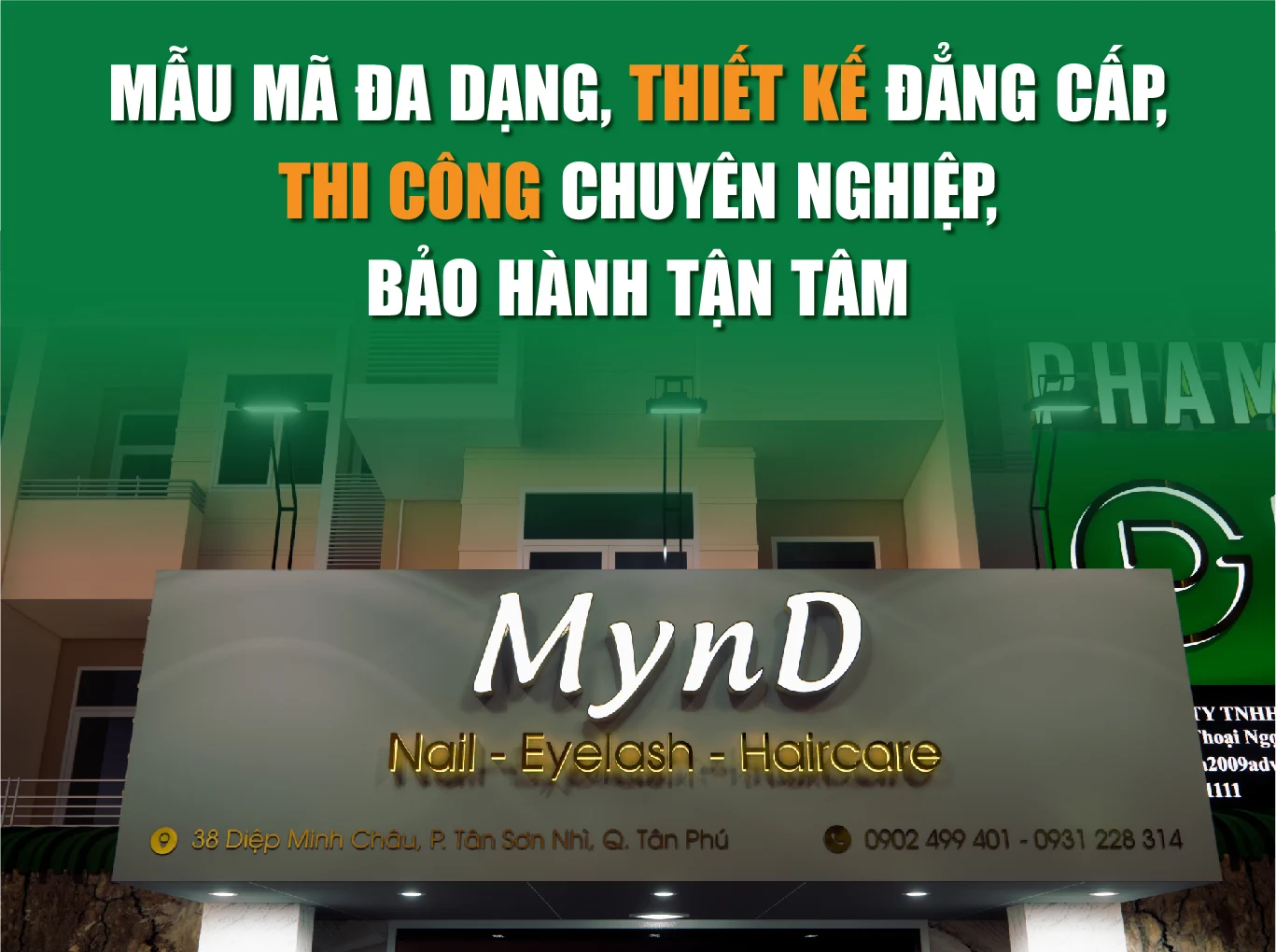 làm bảng hiệu mẫu mã đa đạng