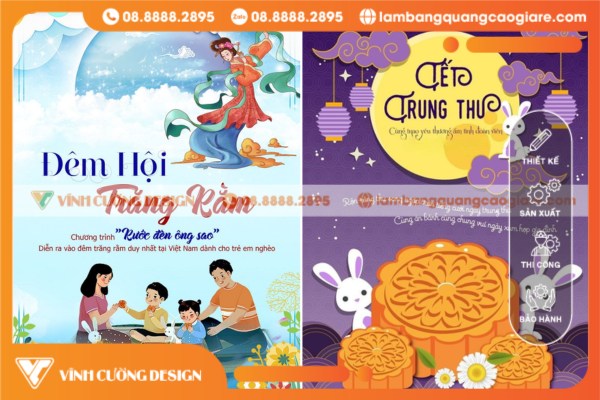 Lợi ích đặc biệt khi in ấn băng rôn Trung Thu