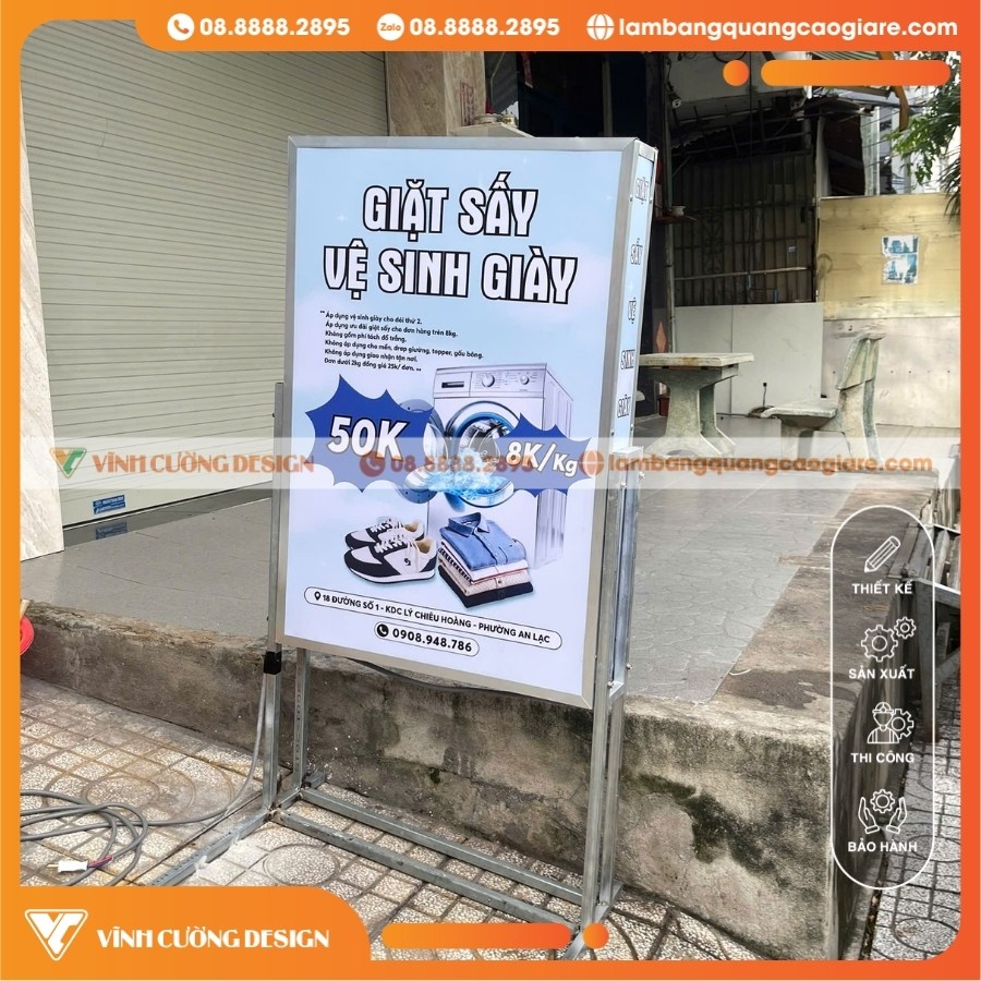 Lưu ý cần biết khi gia công hộp đèn bạt đứng giúp tiết kiệm