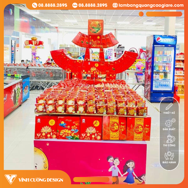 mô hình booth gian hàng trung thu sáng tạo