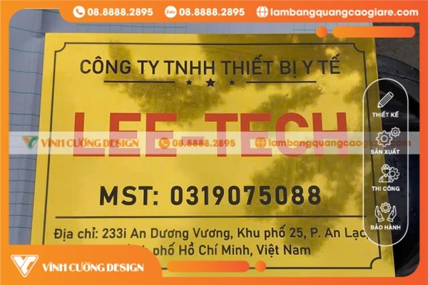 Những lỗi sai thường gặp khi làm biển hiệu Công ty và cách tránh