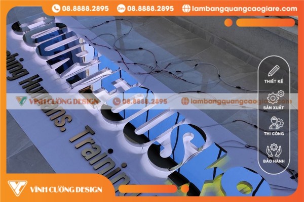 Quy trình làm bảng hiệu gửi đi nước ngoài chuyên nghiệp