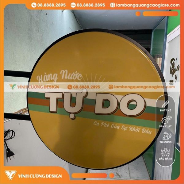 Thông Số Sản Phẩm Kết Cấu Kỹ Thuật Chuẩn Cho Bảng Vẫy 3D Mica In UV Cafe Tự Do