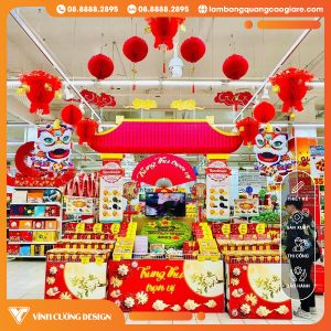 trang trí booth gian hàng trung thu