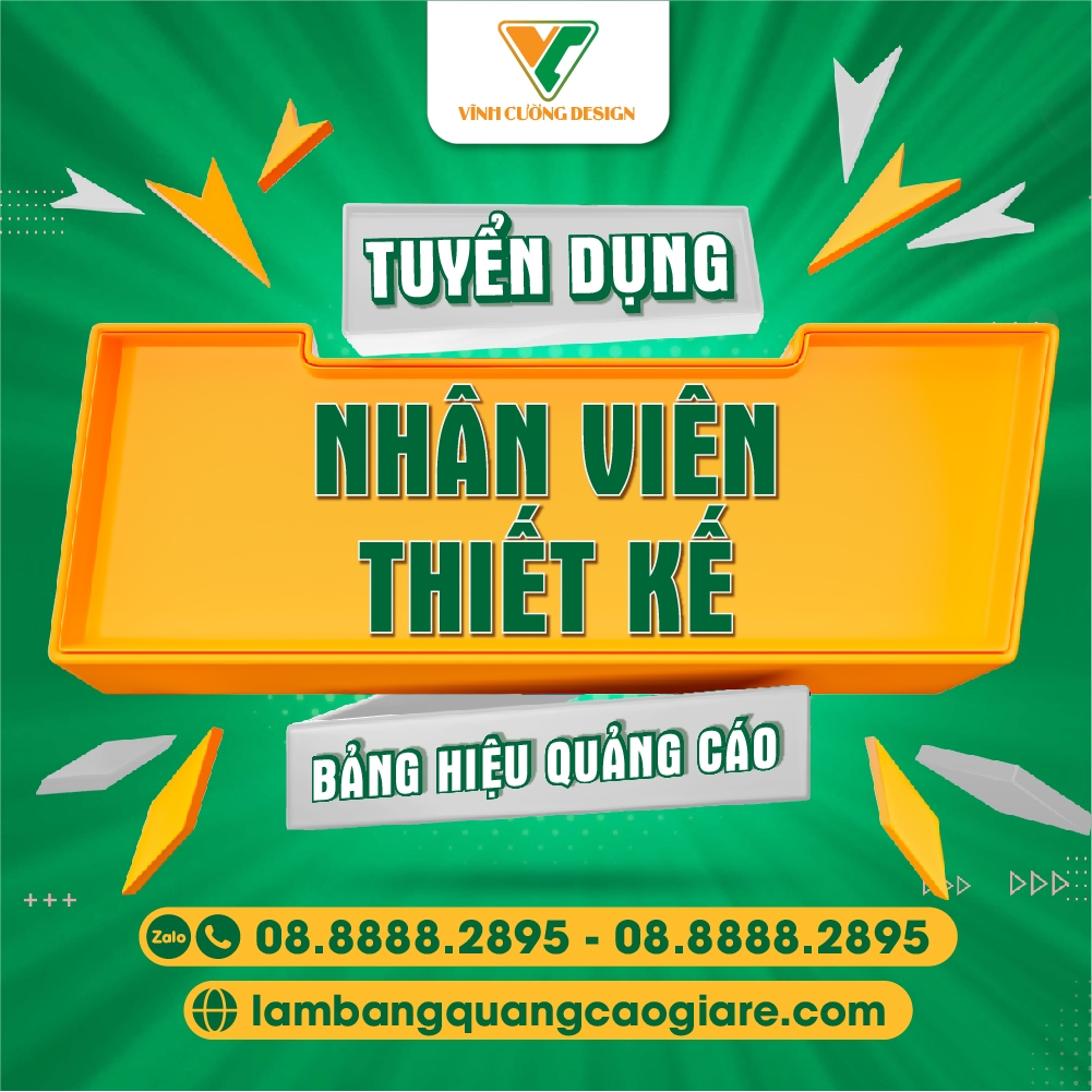 Tuyển Nhân Viên Thiết Kế Bảng Hiệu Quảng Cáo 1 Tuyển Nhân Viên Thiết Kế Bảng Hiệu Quảng Cáo