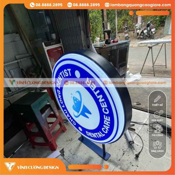 Ưu điểm nổi bật của bảng vẫy 3D mica tròn led âm