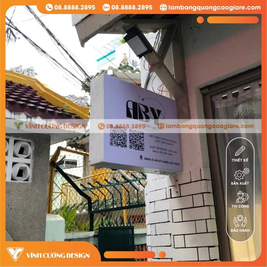 Ưu Điểm Nổi Bật Tại Sao Bảng Vẫy 3D Mica Âm LED Xuyên Đèn Là Xu Hướng Hàng Đầu Cho Tiệm Nail?