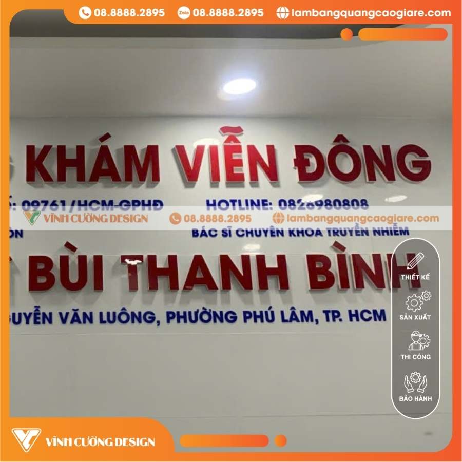 Giải đáp thắc mắc khi làm chữ nổi Mica hông Formex giá rẻ