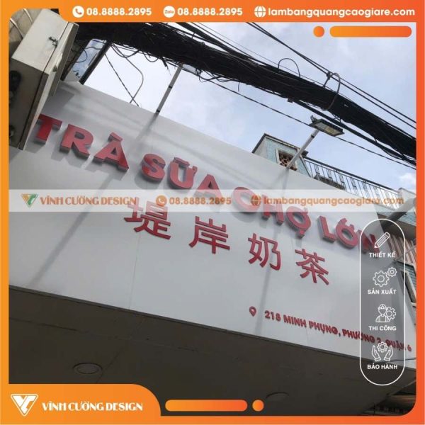 Kinh nghiệm lựa chọn đơn vị làm bảng hiệu Alu chữ Mica hông Formex Giá rẻ