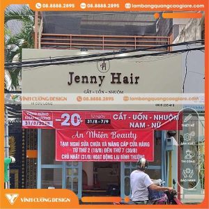 Lưu ý khi làm bảng hiệu mặt tiền nền Alu chữ nổi Mica hông Formex tiết kiệm