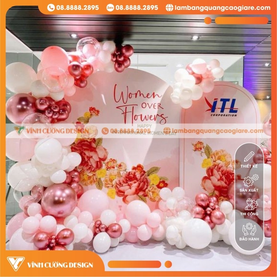 Tổng Hợp 50+ Mẫu Thi Công Backdrop Giá Rẻ, Đẹp Nhất Năm 63 Thi công backdrop trang trí women over flowers