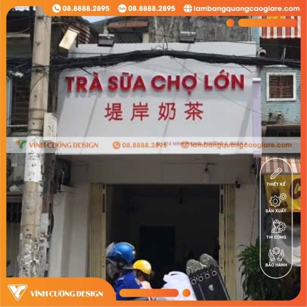 Ứng dụng thực tế của bảng hiệu Alu chữ Mica hông Formex giá rẻ