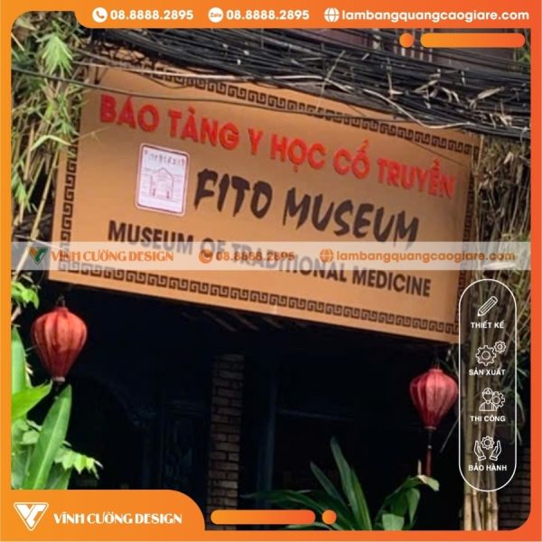 Ưu điểm nổi bật của bảng hiệu mặt tiền chữ Alu kết hợp hoa văn