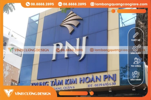 Bảng giá tham khảo khi làm bảng hiệu tại Quận 6