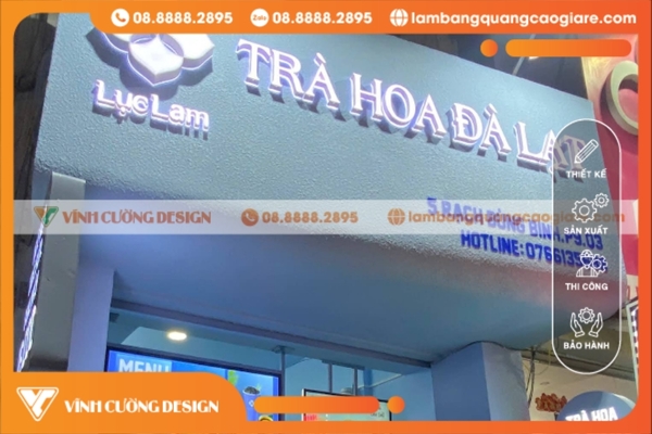 Bảng giá thi công bảng hiệu hộp đèn quảng cáo Quận 3