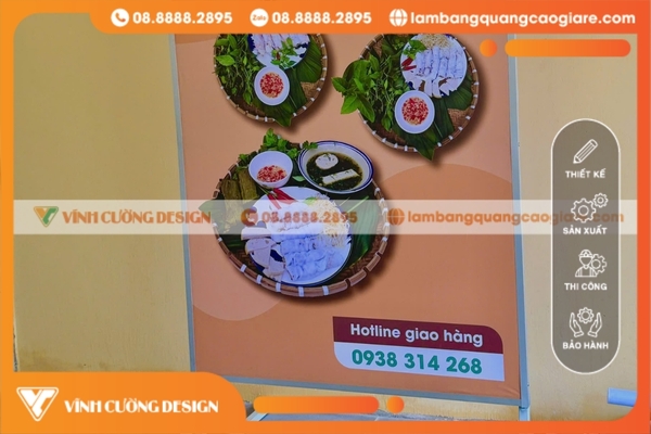Bảng hiệu hộp đèn đứng giá rẻ lấy liền 1 bang hieu dung 2 mat
