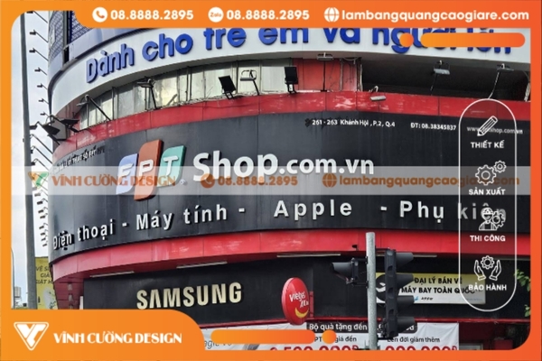 Làm bảng hiệu hộp đèn Quận 4 theo yêu cầu, TRỌN GÓI 10 Bảng hiệu hộp đèn alu tại quận 4