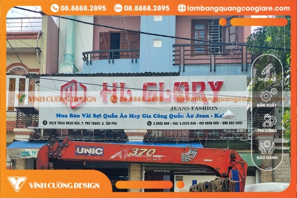 Làm bảng hiệu hộp đèn giá bao nhiêu tại TPHCM? 4 bang hieu hop den alu