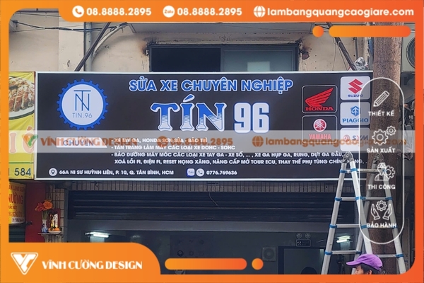 Bảng hiệu hộp đèn bạt 3M