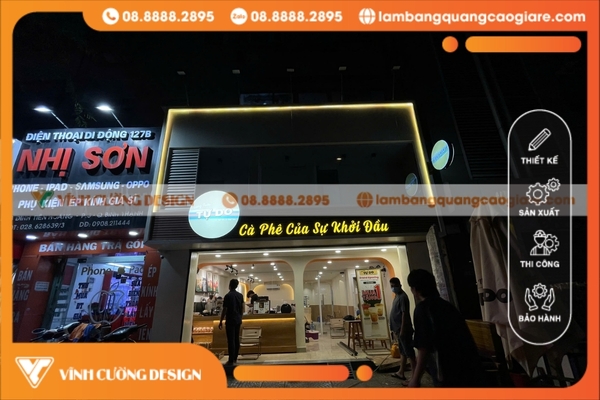 Bảng Hiệu Hộp Đèn Đẹp Đa Dạng Mẫu Giá Rẻ 4 bang hieu hop den chu noi