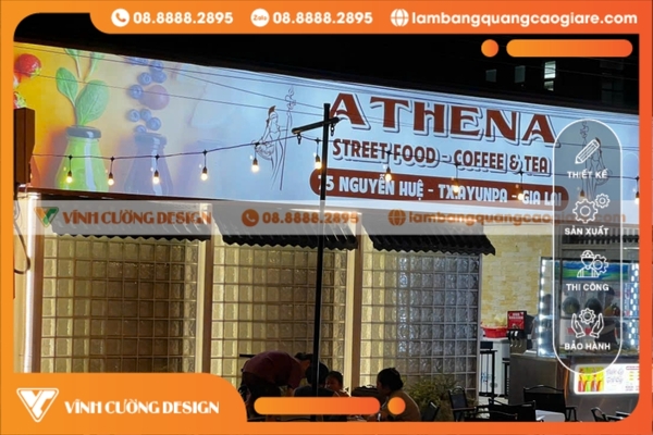 In bảng hiệu hộp đèn quảng cáo giá rẻ lấy liền tại TPHCM 3 báo giá biển hộp đèn hiflex