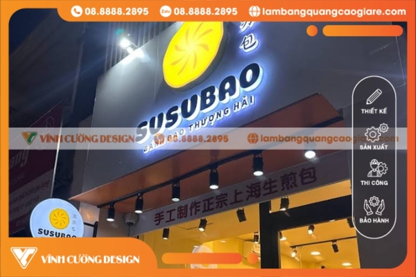 Thiết kế & thi công bảng hiệu hộp đèn Quận 1 ĐẸP, GIÁ RẺ 4 Bảng hiệu hộp đèn Mica và Alu tại Quận 1